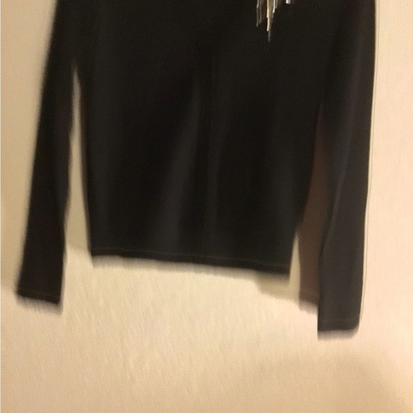 Kate Spade Wool Blend Black Rhinestone Broach Embellished Cardigan Sweater XXS - Picture 10 of 11